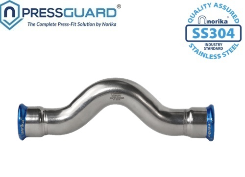 Stainless Steel 304 Press Fit Cross Over